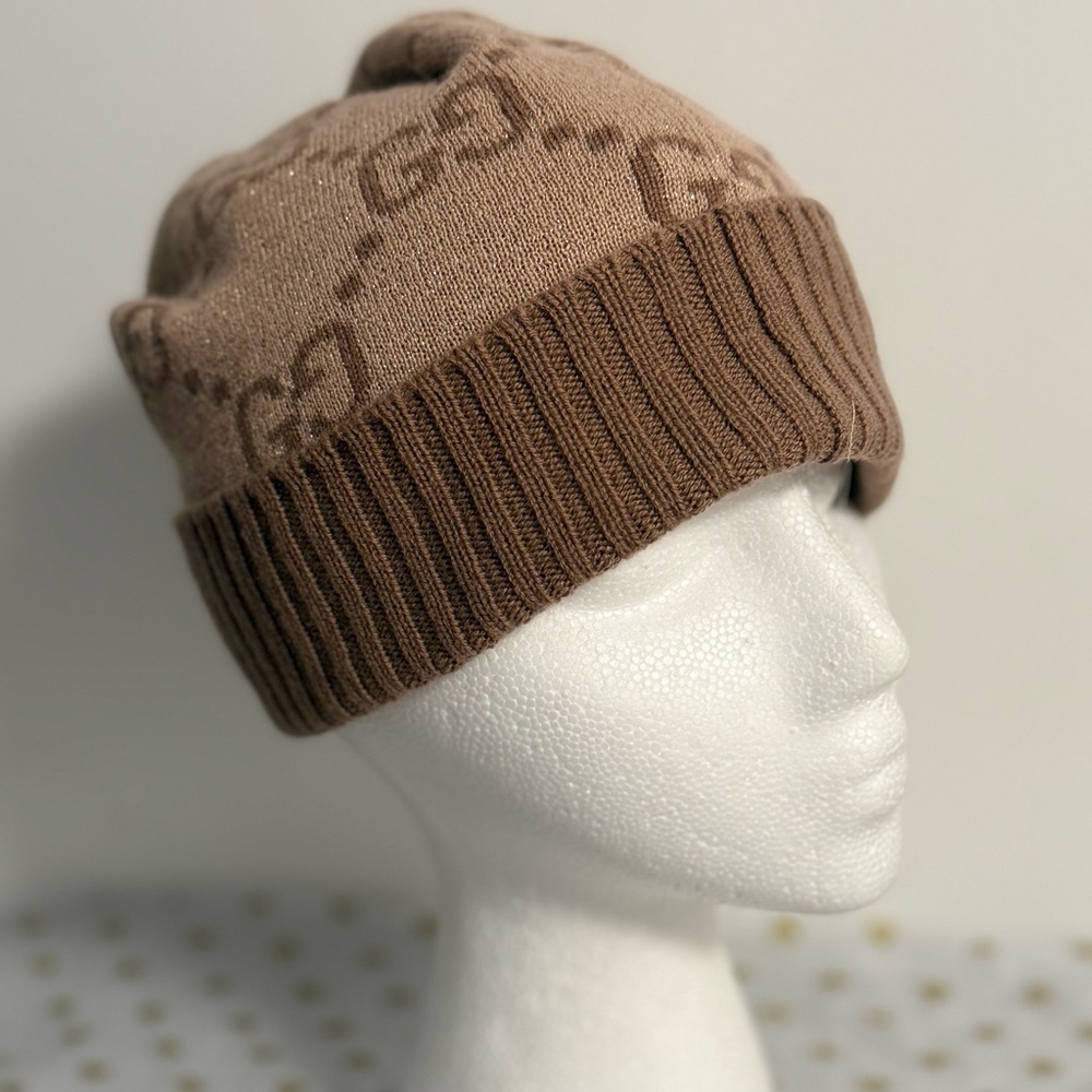 Gucci Brown Knit Beanie